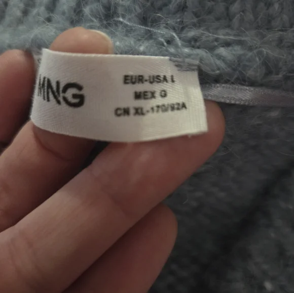 Mango Matilda Chunky Knit Cardigan Sz L - Picture 6 of 7